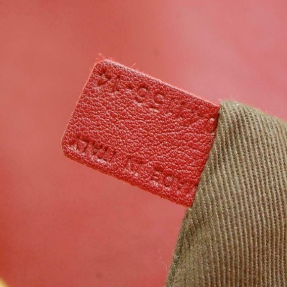 Auth Chloe Marcie Medium Shoulder Bag Leather Red - Picture 12 of 15